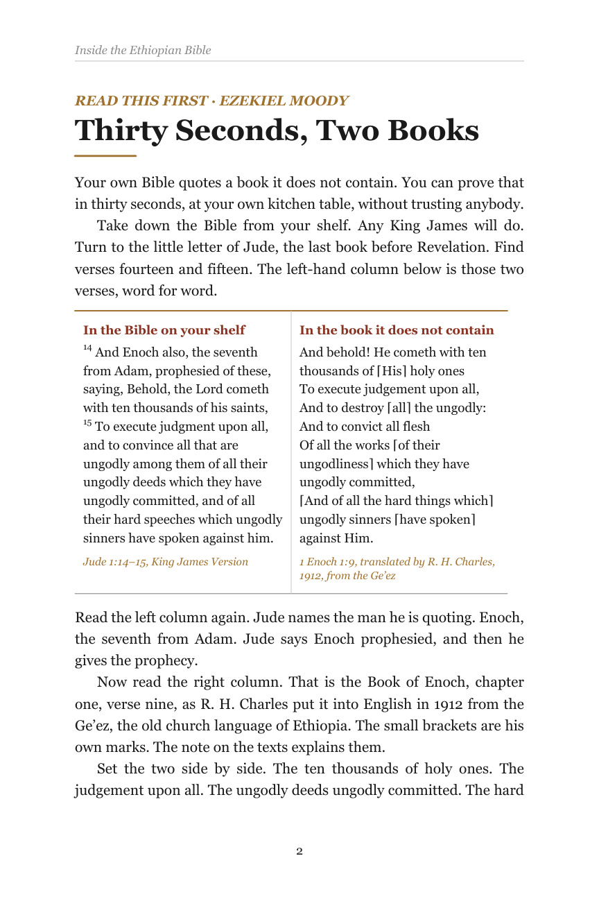 Page 2 — Jude 14 set beside 1 Enoch 1:9